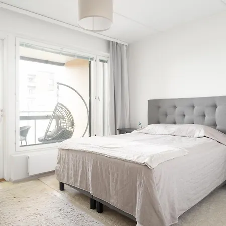 Modern 2br W 2 Balconies, Metro, Helsinki 15min Daire Espoo