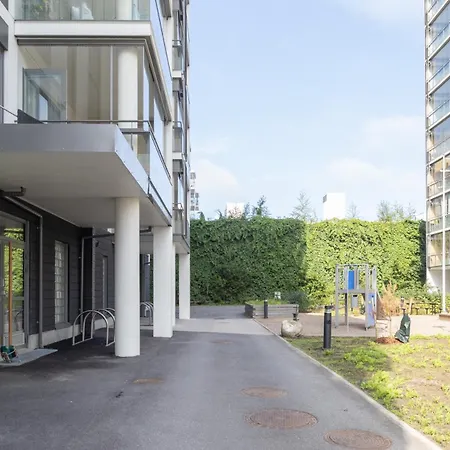 Modern 2br W 2 Balconies, Metro, Helsinki 15min Daire *